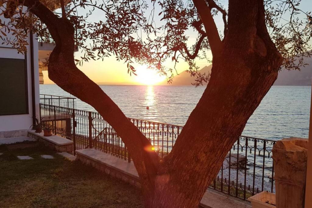 Villa Francesca-Grande Appartamento In Riva Al Lago Brenzone sul Garda Bagian luar foto